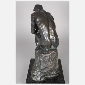 Bronzefigur ”Der Denker”