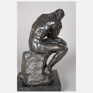 Bronzefigur ”Der Denker”