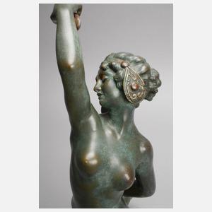 Affortunato Gory, Kniende Kugelspielerin als Akt