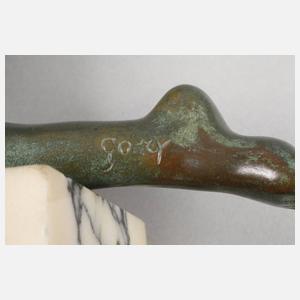 Affortunato Gory, Kniende Kugelspielerin als Akt