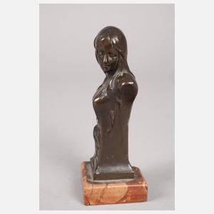 Kleine Mädchenbüste Jugendstil