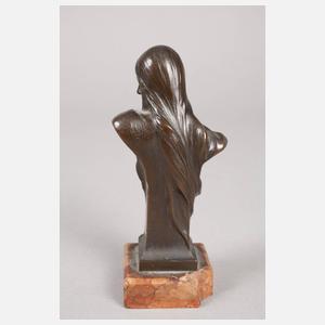 Kleine Mädchenbüste Jugendstil