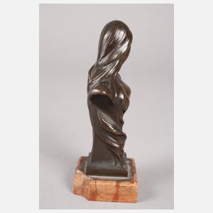 Kleine Mädchenbüste Jugendstil