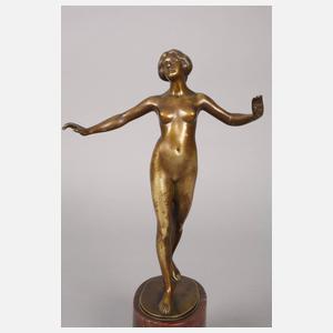 Eugen Wagner, schreitender Damenakt