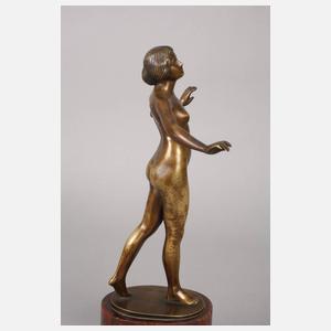 Eugen Wagner, schreitender Damenakt