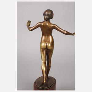 Eugen Wagner, schreitender Damenakt