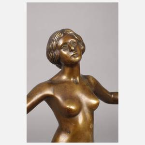 Eugen Wagner, schreitender Damenakt