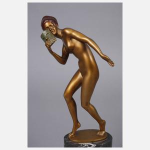 Otto Schmidt-Hofer, Akttänzerin mit Maske