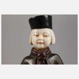 Alfred Jorel, Chryselephantin Modedame