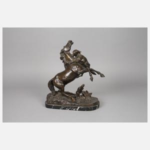 nach Pierre Jules Mêne, Pferd und Wolf