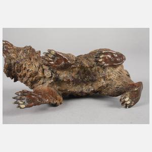 Wiener Bronze großer Braunbär