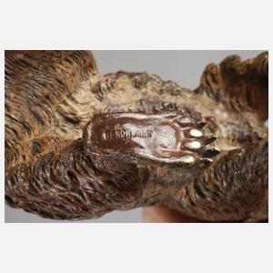 Wiener Bronze großer Braunbär
