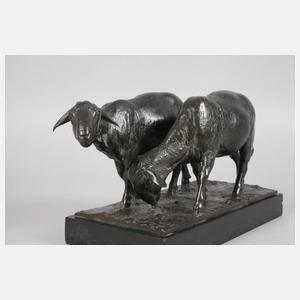 August Gaul, grasende Schafe