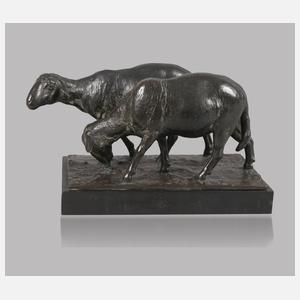 August Gaul, grasende Schafe