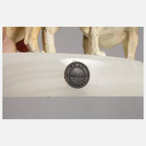 Visitenkartenschale mit Hunden