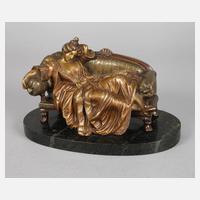 Wiener Bronze, liegende Dame111