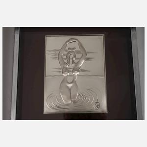 Salvador Dalí, Bildplatte Silber