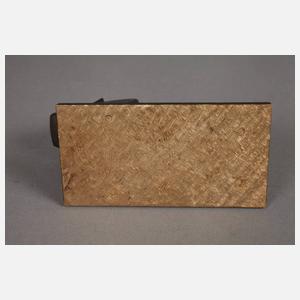 Kleinbronze kubistischer Hund