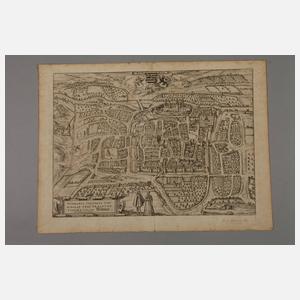 Braun & Hogenberg, Ansicht von Weimar