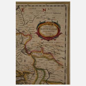 Tilemann Stella, Karte Mannsfelder Land