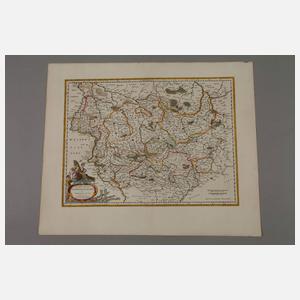 Willem Blaeu, Karte Umgebung von Magdeburg