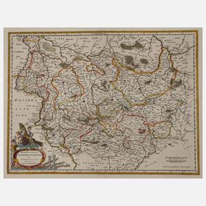 Willem Blaeu, Karte Umgebung von Magdeburg