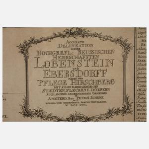 Peter Schenk, Karte Gebiet Lobenstein, Ebersdorf