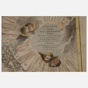 Rizzi Zannoni, Karte Norditalien