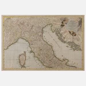 Rizzi Zannoni, Karte Norditalien