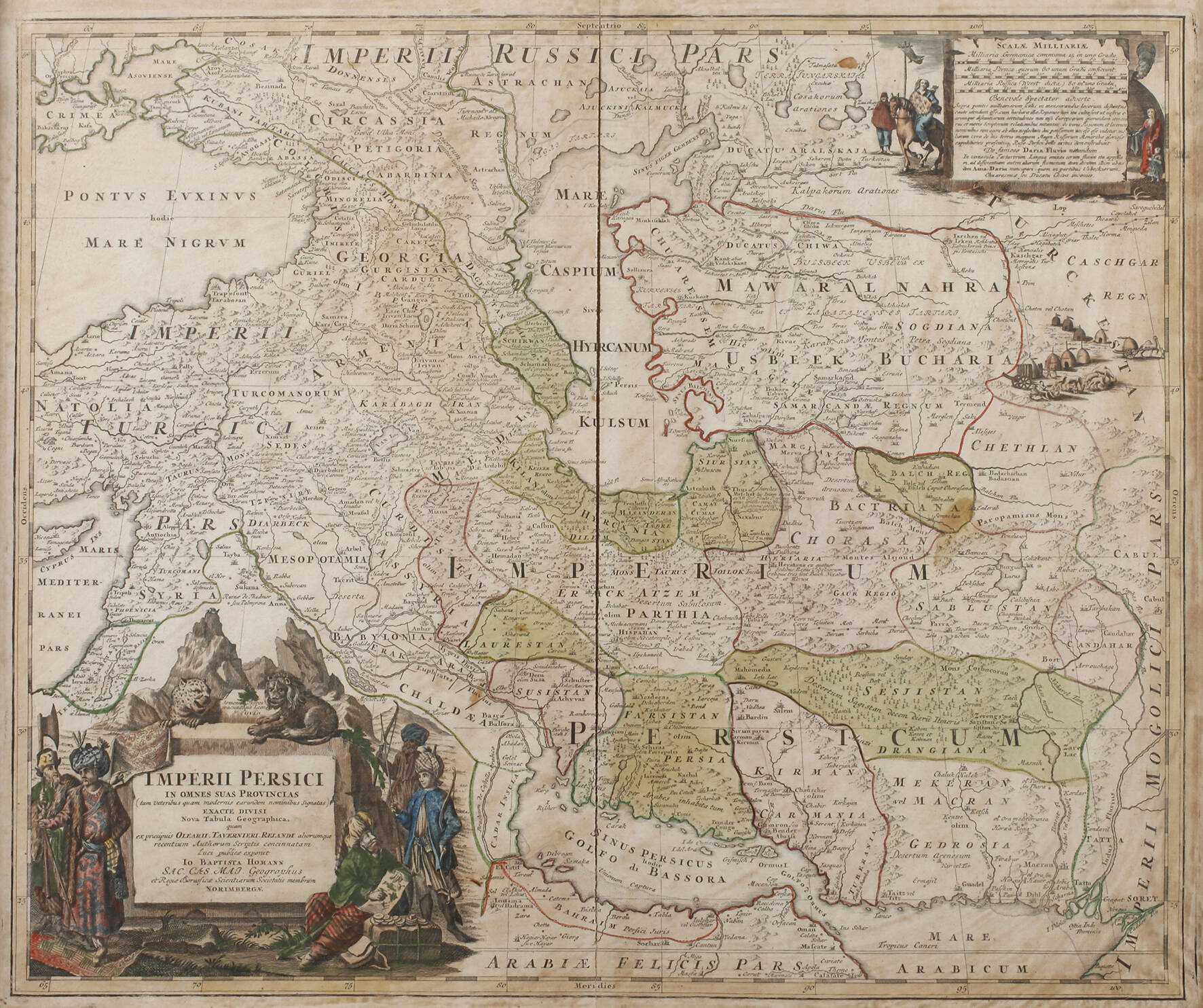 Johann Baptista Homann, Karte Persien