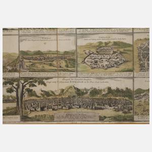 Johann Baptista Homann, Persische Stadtansichten