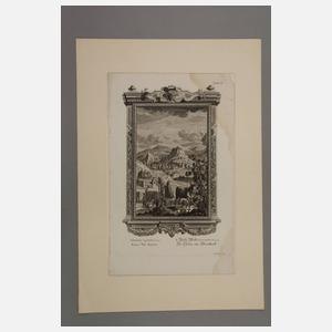 Vier barocke Bibelillustrationen