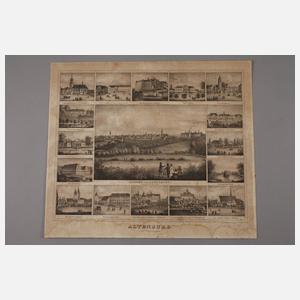 Gustav Frank, Souvenirblatt Altenburg