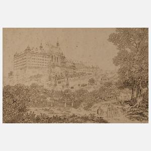 Adrian Zingg, Ansicht von Schloss Altenburg