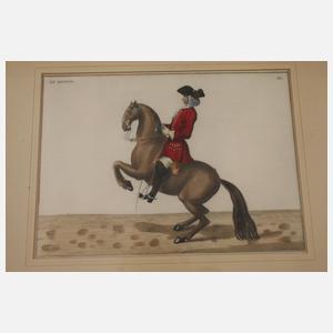 Graphikfolge "Reitschule"