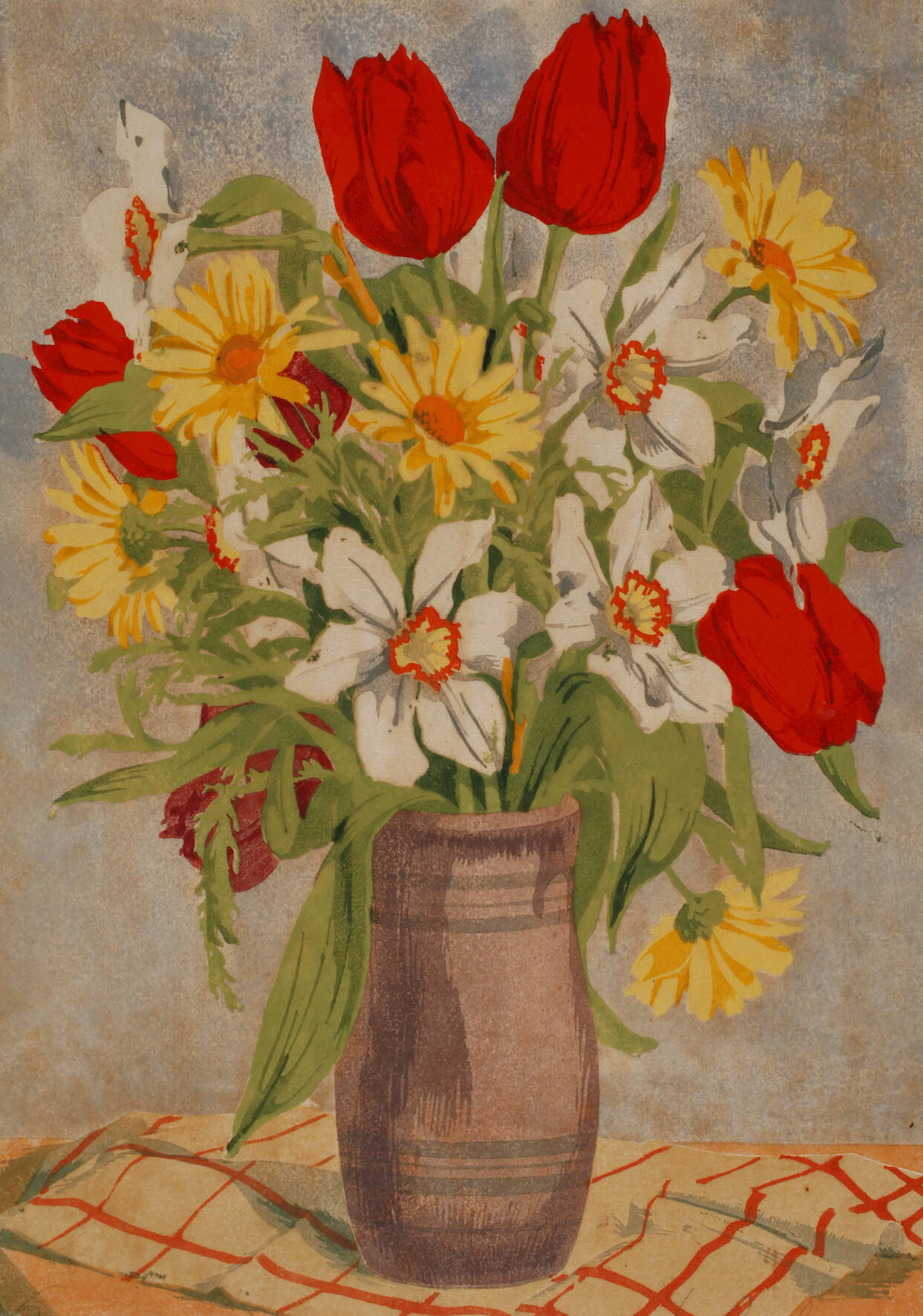 Bachmann, Blumenstillleben