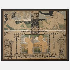 Johann Michael Bossard, Junge Liebe