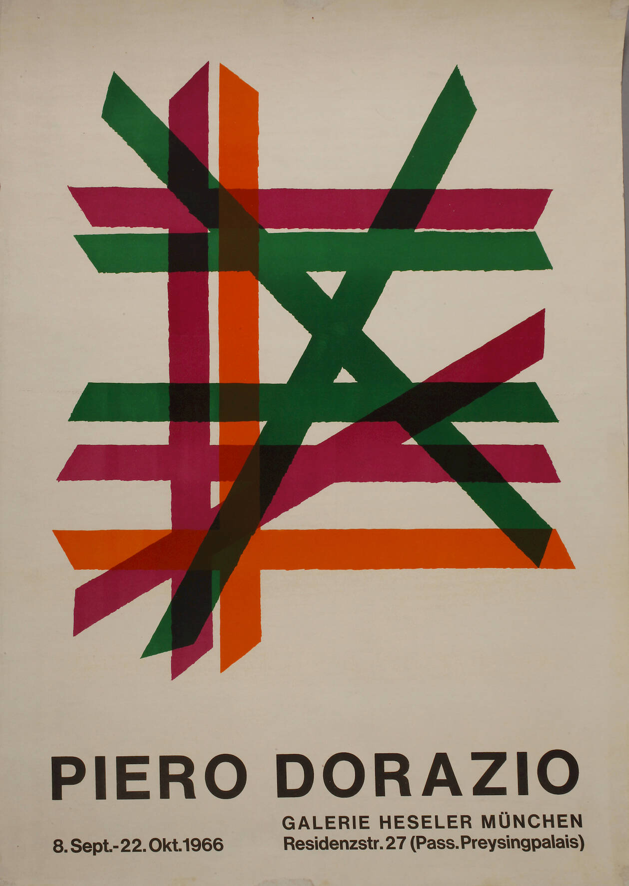 Piero Dorazio, Plakat