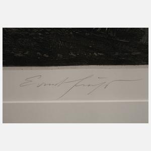 Prof. Ernst Fuchs, "Zyklopische Landschaft"