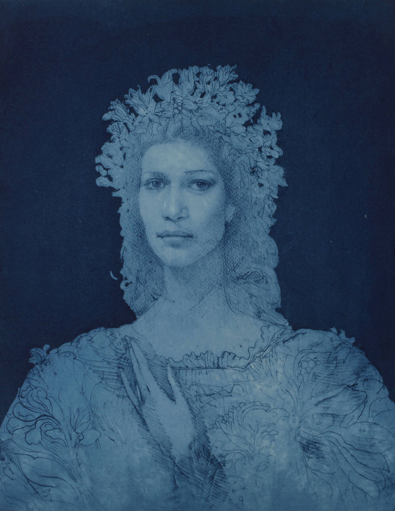 Prof. Ernst Fuchs, "Portrait Hannelore Elsner"