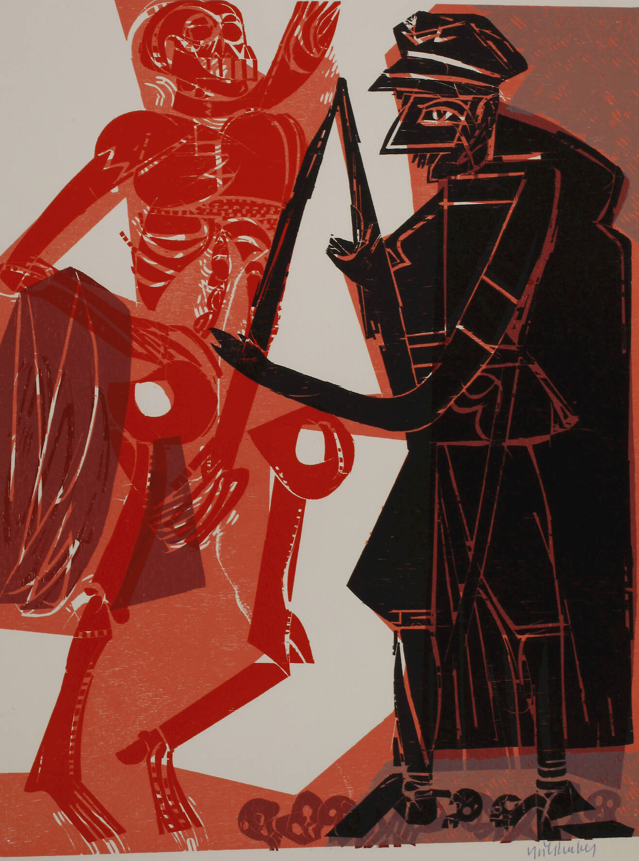 Prof. HAP Grieshaber, "Der Blutvogt"