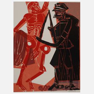 Prof. HAP Grieshaber, "Der Blutvogt"