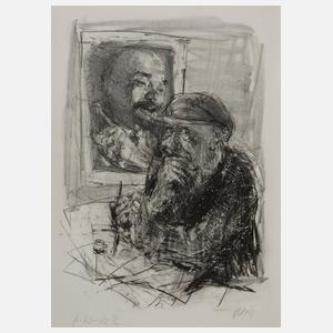 Bernhard Heisig, "Gespräch mit dem Genossen Lenin"