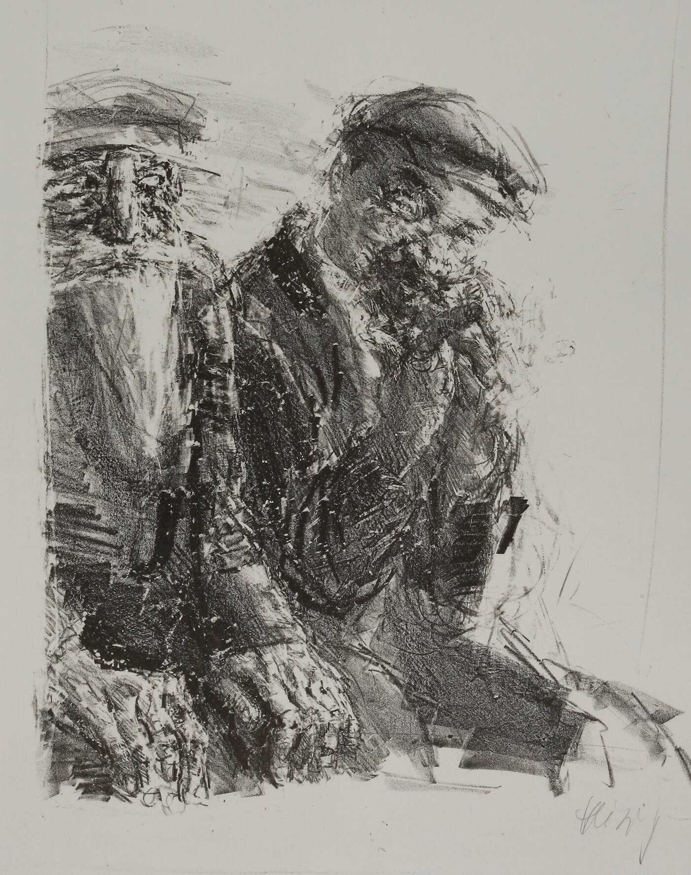 Bernhard Heisig, "Lenin und d. ungläubige Timofej"