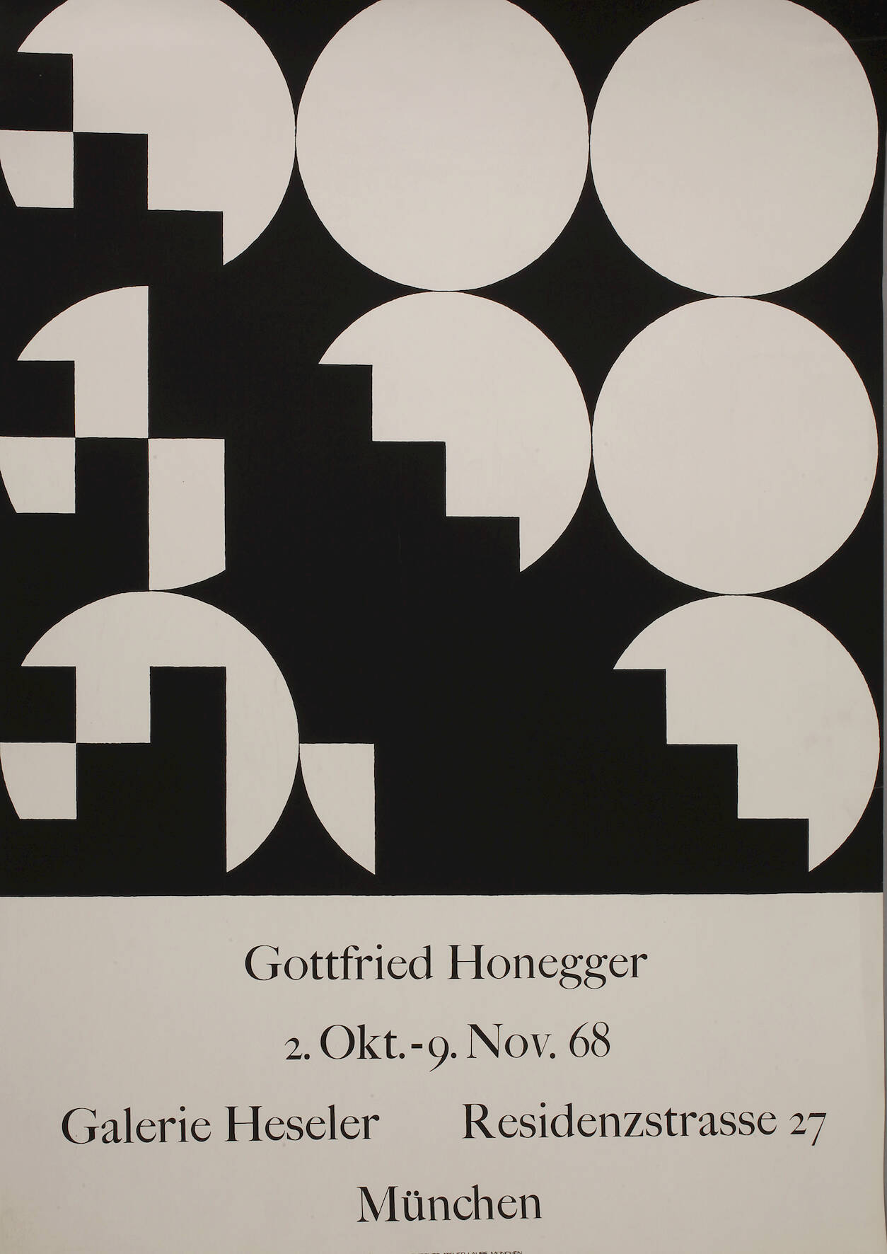 Gottfried Honegger, Plakat