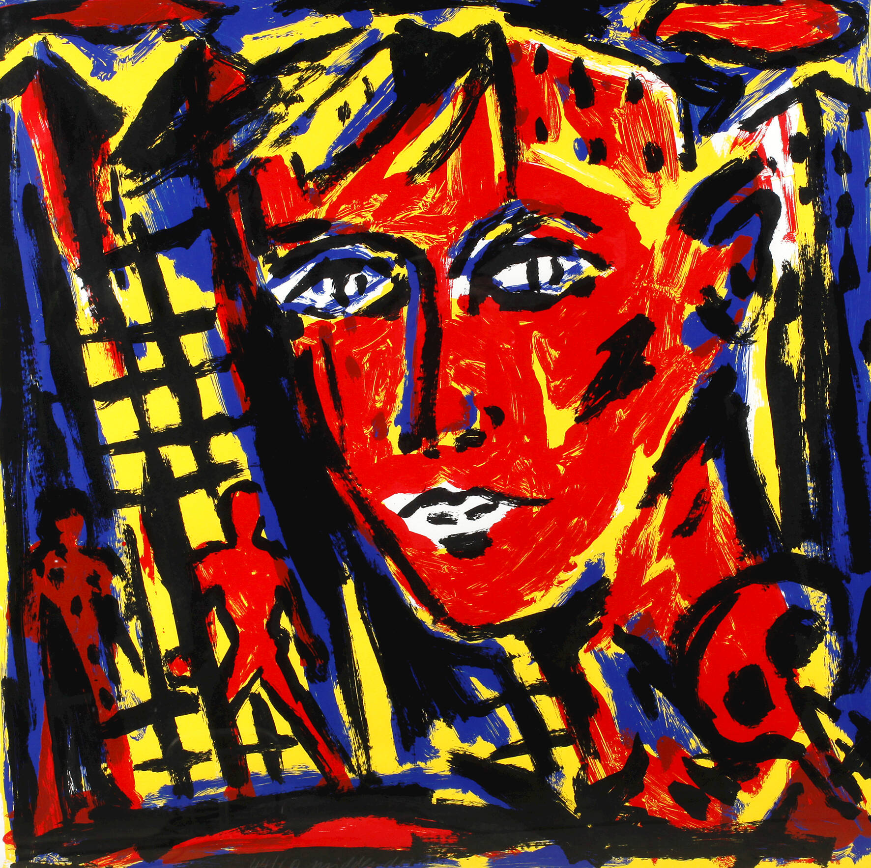 Helmut Middendorf, Kopf in Rot