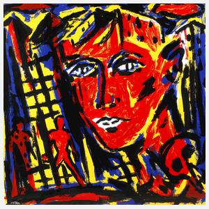 Helmut Middendorf, Kopf in Rot