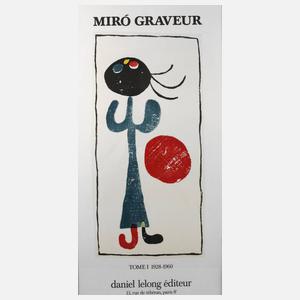 Joan Miró, Ausstellungsplakat