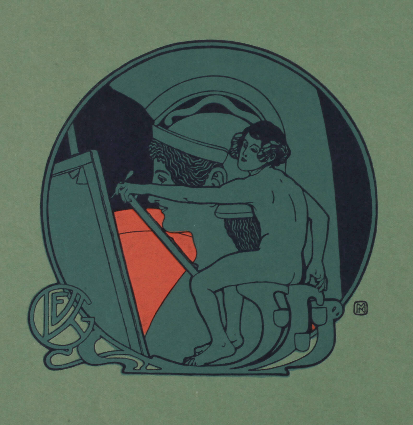 Koloman Moser, Allegorie der Kunst