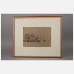 Paul Signac, Im Park